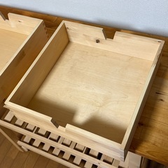 IKEA フォルホイア　木製キッチンワゴンの画像