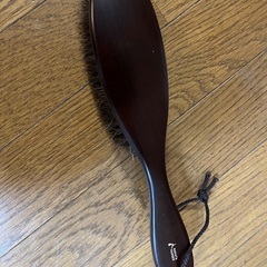 【NAKATA HANGER】馬毛 洋服ブラシ｜マーズブラウン｜中田ハンガー｜美品の画像