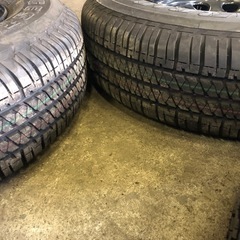 JB74 ジムニーシエラ純正スチールホイール  ほぼ未使用品  てっちんホイール 鉄ホイール ダンロップ 195/80R15 4本の画像