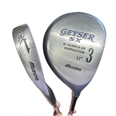 ◇MIZUNO ゴルフアイアン 1番 ロフト角17度 GEYSER SX 17° 3番フェアウェイウッドの画像