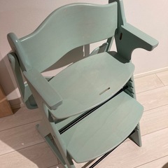 カトージ　ベビーチェア　ミントグリーンの画像