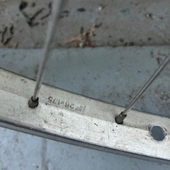 自転車 ホイール 26インチ フロント リアの画像