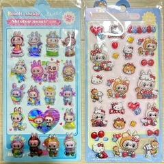 ラブブ ボンボンドロップシール6枚セットの画像