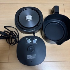 【引取限定】　電気鍋　電気ケトル　おりょうりケトル　ちょいなべ　丸洗い可　温度調整機能の画像