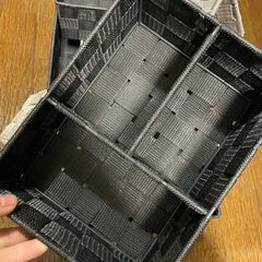 PPバンド編み カゴ収納／ＰＰ素材整理ＢＯＸ いろんなサイズまとめての画像