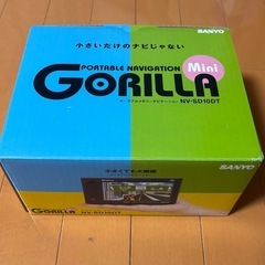 SANYO ワンセグTVチューナー内蔵 メモリーポータブルナビゲーションシステム 「mini GORILLA」 NV-SD10DTの画像