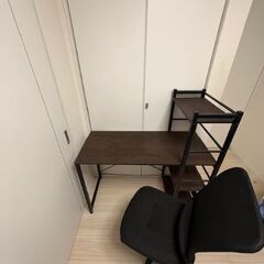 システムデスク　イス付き　※美品ですの画像