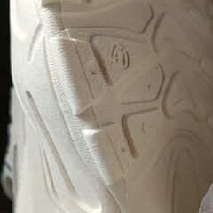 新品 25.5cm メンズ 靴 スニーカー ホワイト 厚底 シューズ 普段着 識別番号:【N655-S】の画像