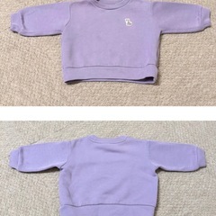 【無印良品】幼児90cmトレーナー(1枚/1000円
)の画像