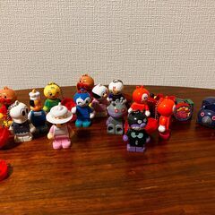 【おまけ付き】【欠品あり（2ヶ）】はじめてのブロックバケツL（アンパンマン）の画像