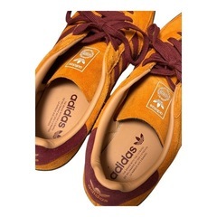 adidas Gazelle オレンジ/バーガンディ スニーカー ガゼルの画像