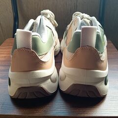 新品 26cm メンズ 靴 スニーカー グレー 厚底 シューズ 普段着 識別番号:【N656-S】の画像