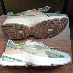 新品 26cm メンズ 靴 スニーカー グレー 厚底 シューズ 普段着 識別番号:【N656-S】の画像