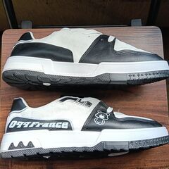 新品 26.5cm メンズ 靴 スニーカー ホワイト 厚底 シューズ 普段着 識別番号:【N657-S】の画像