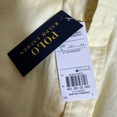 22000円の品　POLO RALPH LAUREN イエロー 半袖シャツ Sの画像