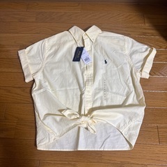 22000円の品　POLO RALPH LAUREN イエロー 半袖シャツ Sの画像