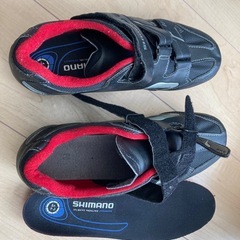 SHIMANOロードバイクビンディングシューズ26.5cmの画像