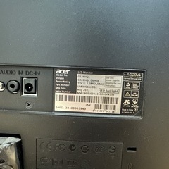 acer PCモニター　21.5インチの画像