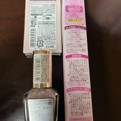 CANMAKE アイブロウ、アイライナー、ポリッシュネイル3点
の画像