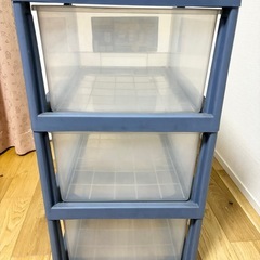 収納ケース　3段ケース　多段式連結収納BOXの画像