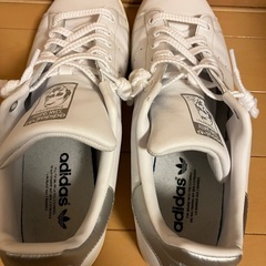 アディダス STAN SMITH FX8478 (ホワイト×シルバー) 29.5の画像