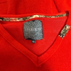 和柄必見！流儀圧搾　ニットシャツの画像