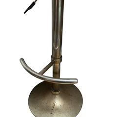 ハイチェア バーチェア ブラック レバー昇降 木製の画像