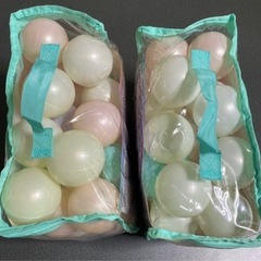 未使用 ボールプール サークル1点 ボール50個×2点 まとめの画像
