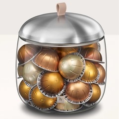 ネスプレッソ最上級モデル ヴァーチュオ ネクスト デラックス ダーククローム Cの画像