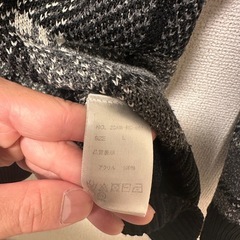 美品　TIME FLIES チェック柄ニットセーター Lサイズの画像