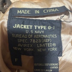 【レア】AVIREX TIPE G-1 A-2 本革 ミリタリーバックパックの画像