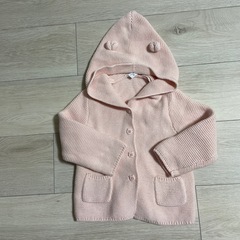【baby gap】くま耳カーディガンの画像