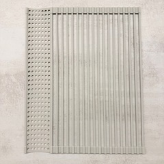 シリコン水切りラック  小物トレー付折りたたみ式の画像