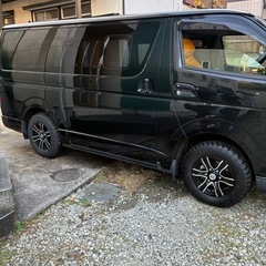 ハイエース　マッドタイヤホイールセットの画像