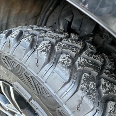 ハイエース　マッドタイヤホイールセットの画像