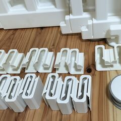 iFam アイファム ベビーサークル BIRCH バーチ ホワイト ドア付き10枚セットの画像