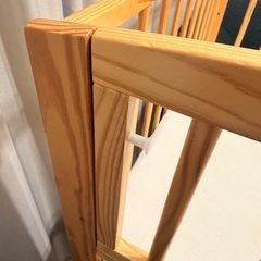 ノモック　ミニ　Wオープン　ハイタイプ　大和屋　ミニ　ベビーベッドの画像