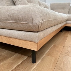 【ほぼ新品】関家具 フッカ ソファ 幅237cm の画像