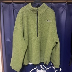 ボアジャケットグリーンの画像