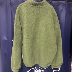 ボアジャケットグリーンの画像
