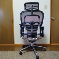 【極美品】Ergohuman Basic エルゴヒューマン ベーシック エラストメリックメッシュ 座面モールドクッション オフィスチェア ゲーミングチェア デスクチェア プロ Proの画像