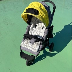 AirBuggy COCO ベビーカー　イエローグレーの画像