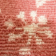 インテリアマット　ピンク　花柄の画像