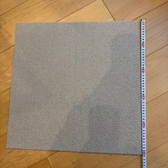 コーナン 難燃タイルカーペット 40枚 ベージュ色 ペットの画像
