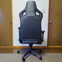 【極美品】noblechairs EPIC ノーブルチェアーズ エピック ゲーミングチェア レッド ネックピロー ランバーサポート未使用の画像