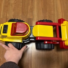 プラスチック　大型ブルドーザーの画像