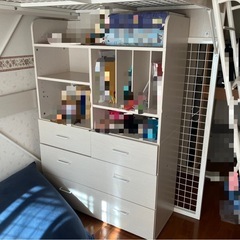 ニトリ　ロフトベッドの画像