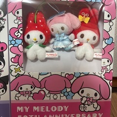クロミ20周年マスコット、マイメロティ50周年マスコットの画像
