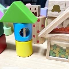 お米/木製積み木セット People/MIKIHOUSEの画像