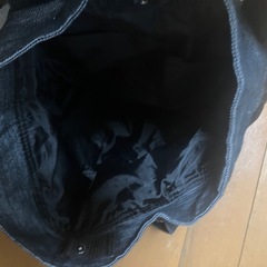 デニム生地　バックの画像